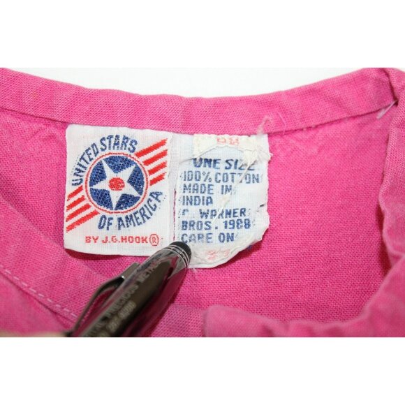 Vintage JG Hook Tweetie Shirt Small Paint Smock 1980s 90s Fishtail Big Graphic - Picture 5 of 8